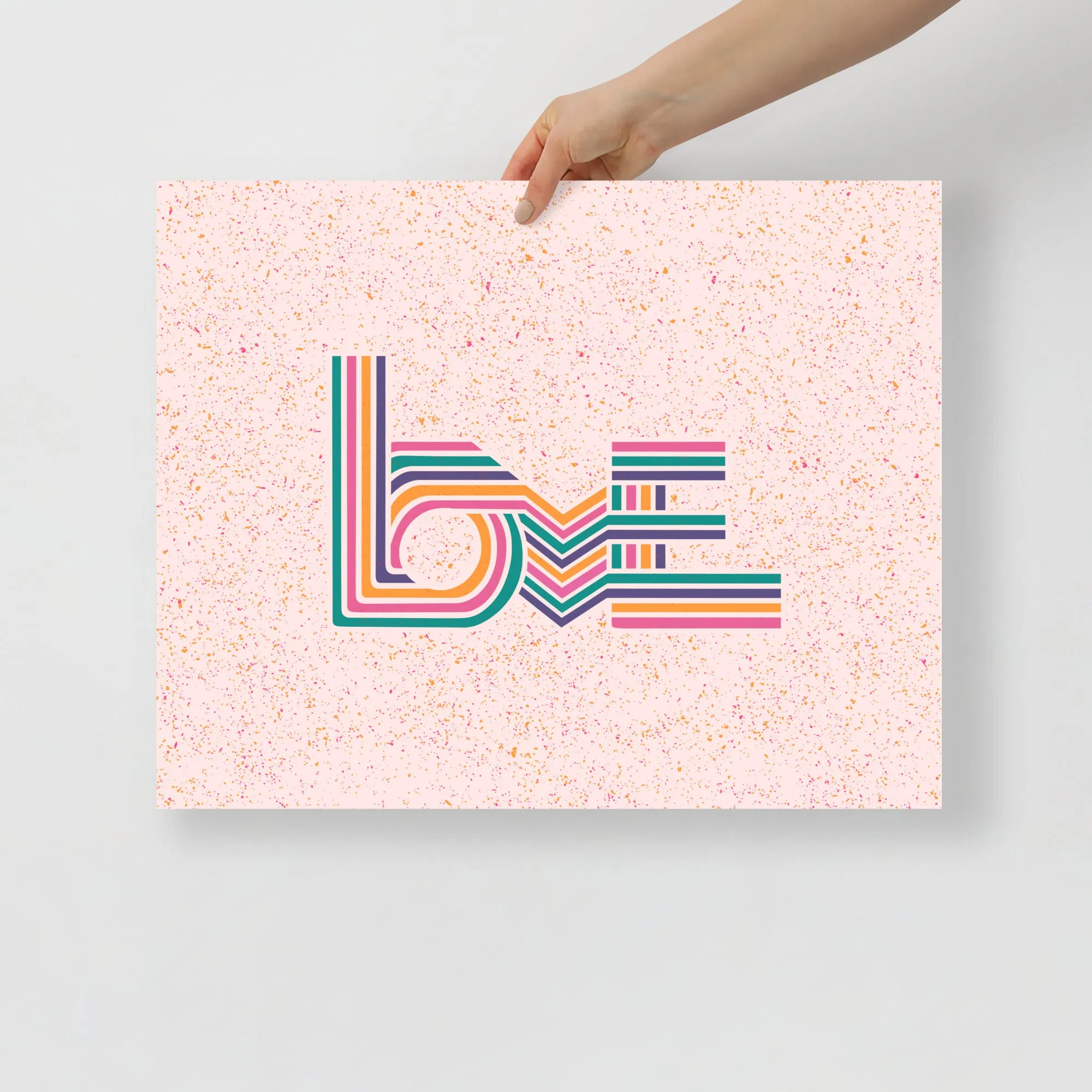 Love Stripes Bright - Poster