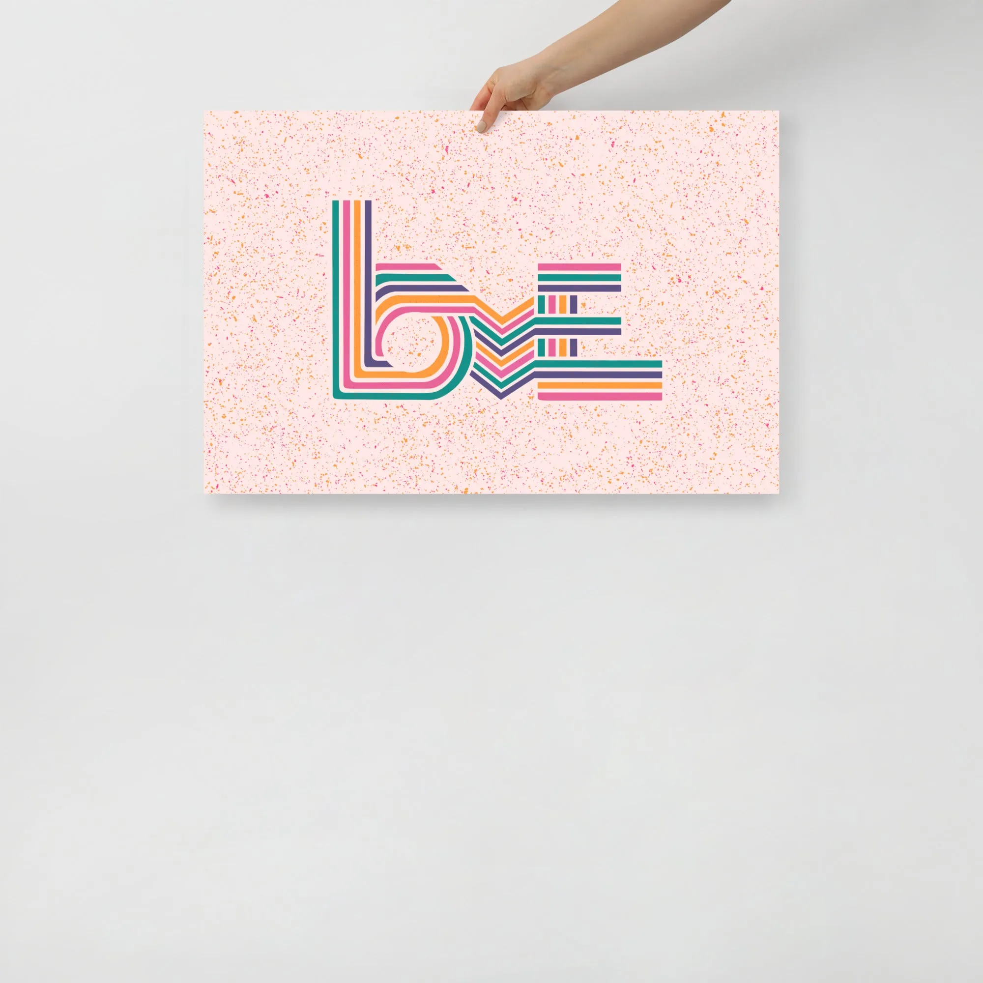 Love Stripes Bright - Poster