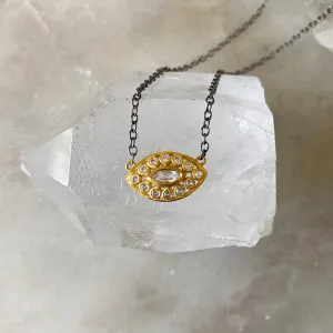 Maia Golden Protective Eye Necklace
