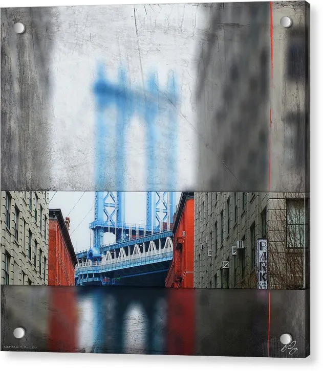 Manhattan Blur - Acrylic Print