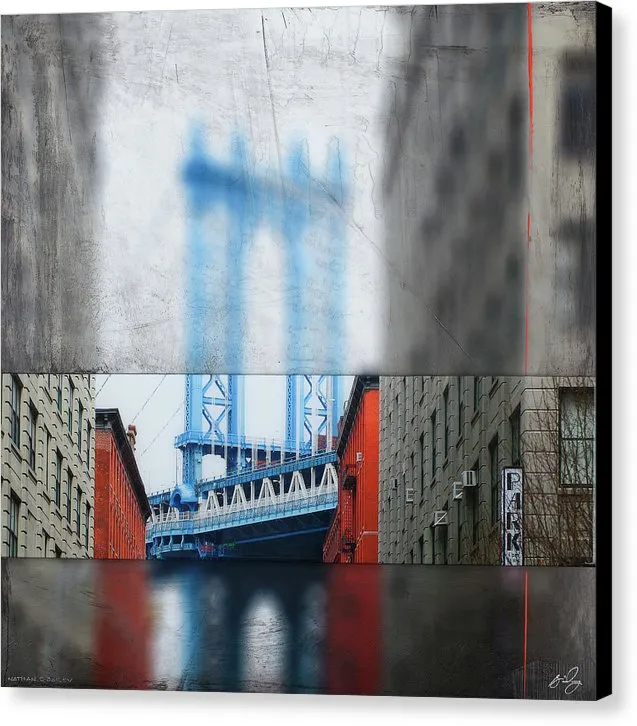 Manhattan Blur - Canvas Print