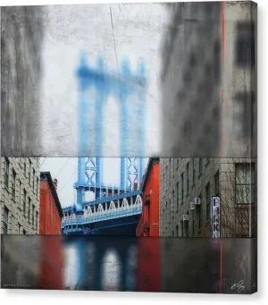 Manhattan Blur - Canvas Print