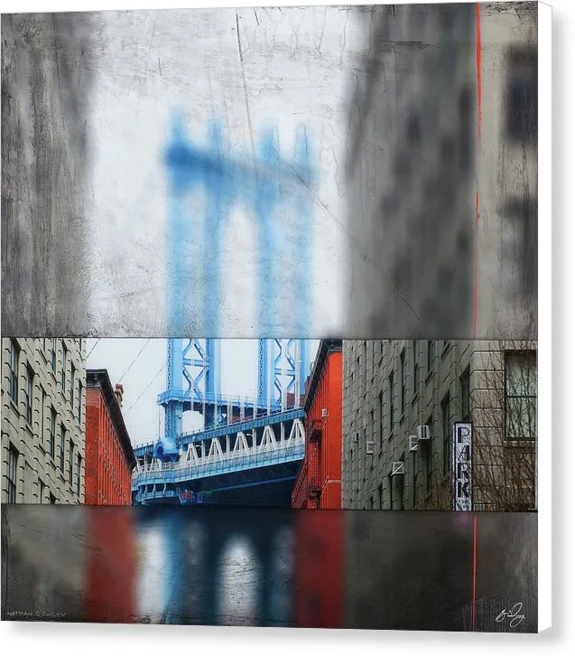 Manhattan Blur - Canvas Print