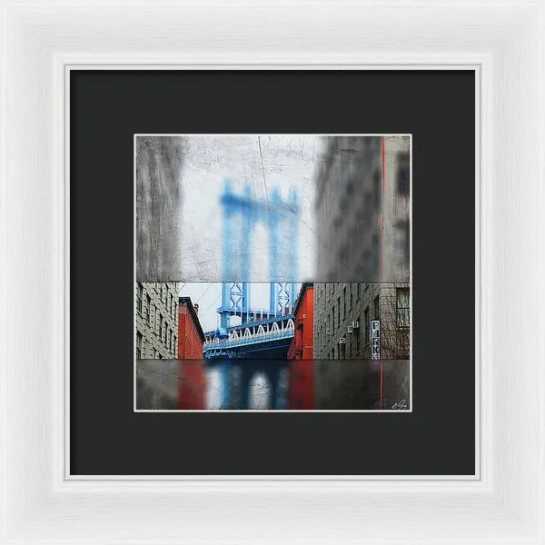 Manhattan Blur - Framed Print