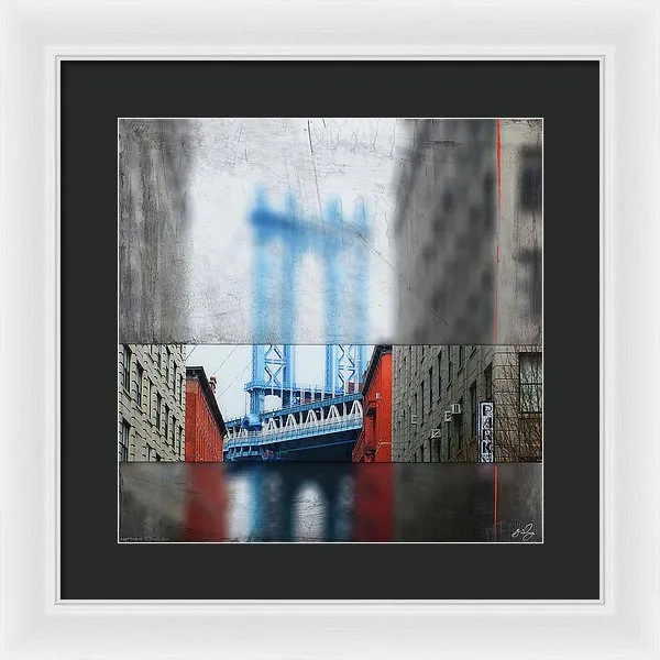 Manhattan Blur - Framed Print