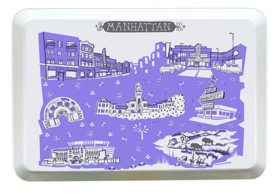 Manhattan KS Tray-Custom City Tray