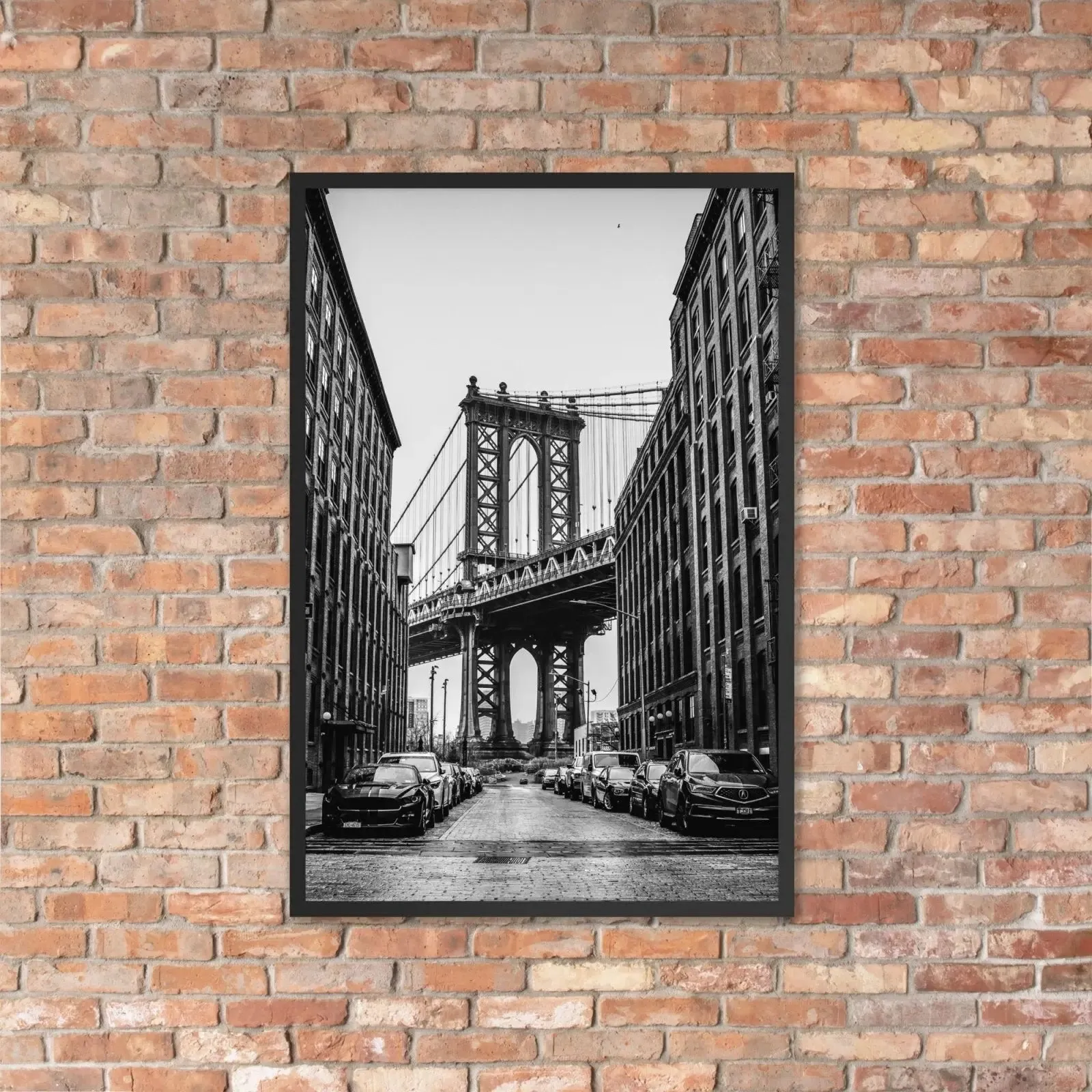 Manhattan Majesty – A Black and White Tribute to New York’s Iconic Bridge