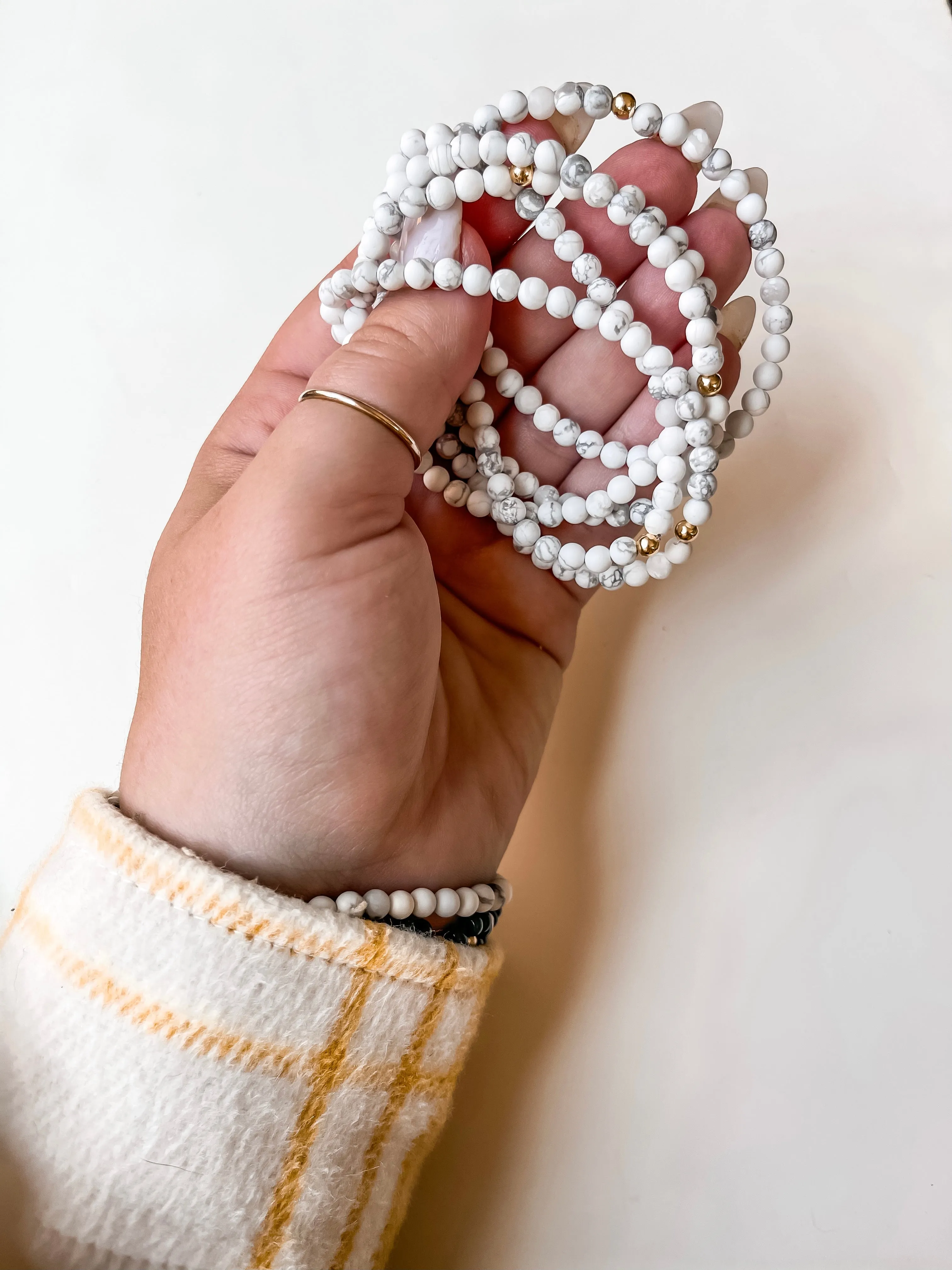 Matte Howlite Stacker