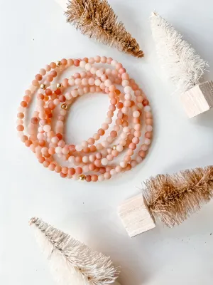Matte Pink Aventurine Stacker