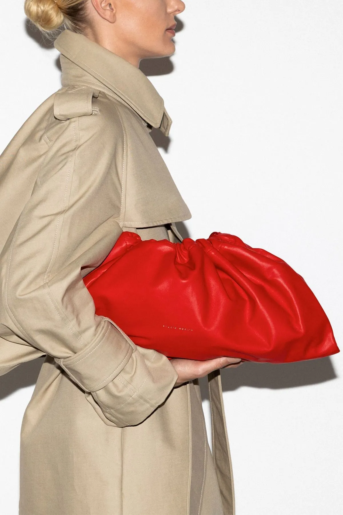 Maxi Drawstring Bag Scarlet
