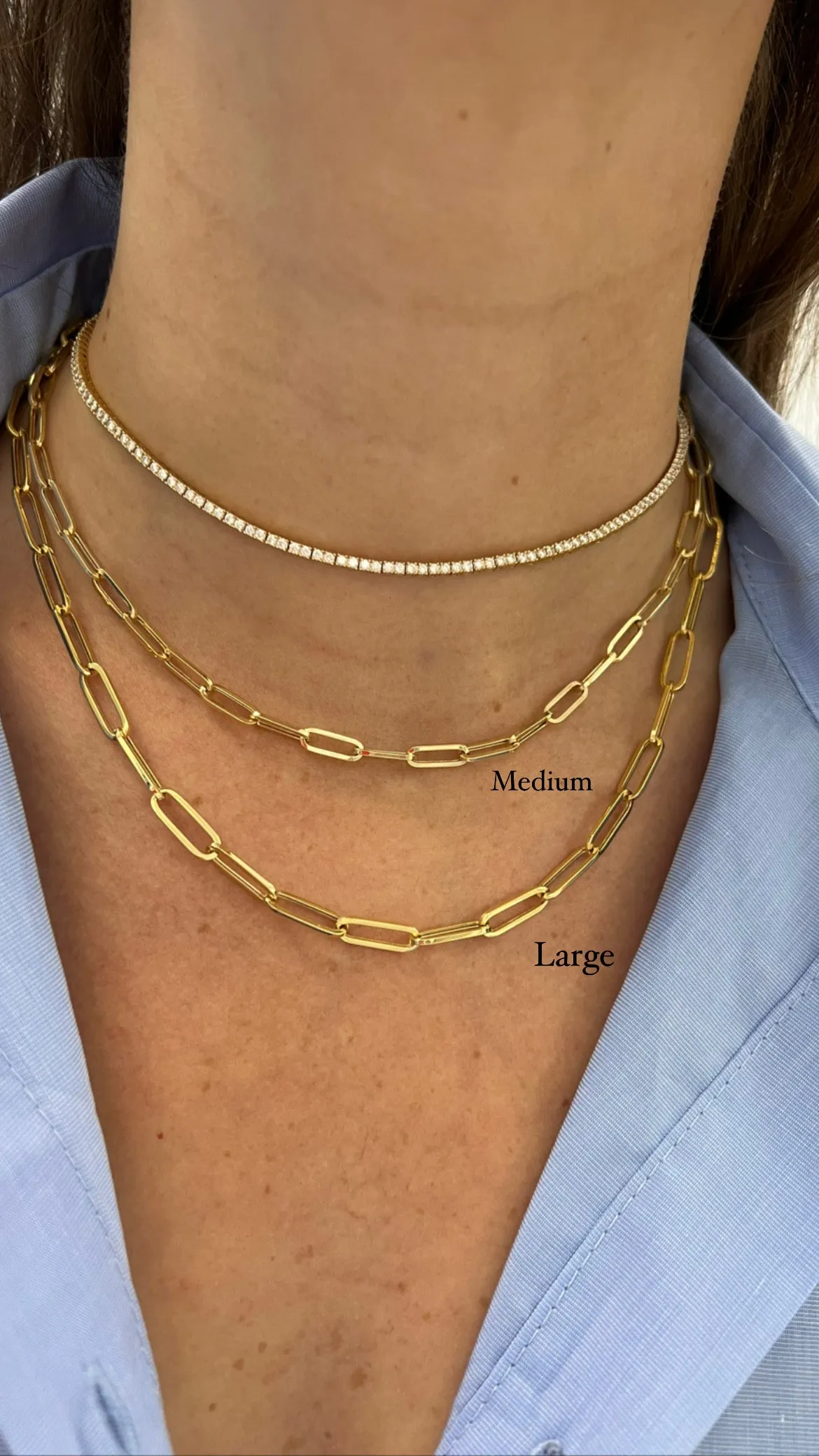 Medium Paperclip Chain Necklace