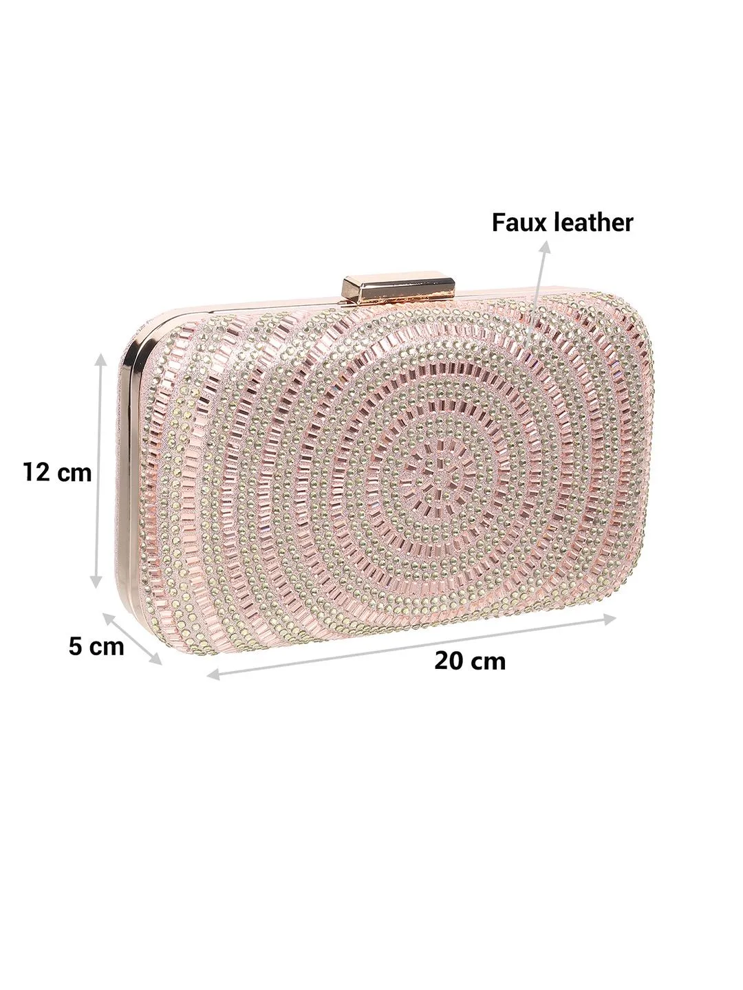 Metro Embellished Box Clutch