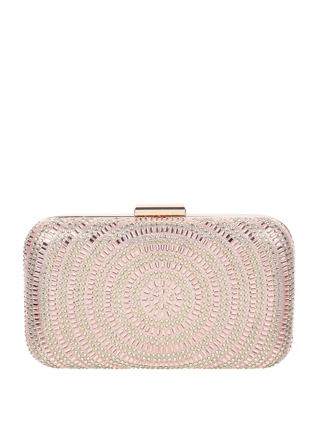 Metro Embellished Box Clutch