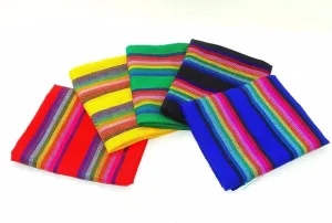 Mexican Fabric in Primary Rainbow Stripes (5 ½-Yard Bundle)