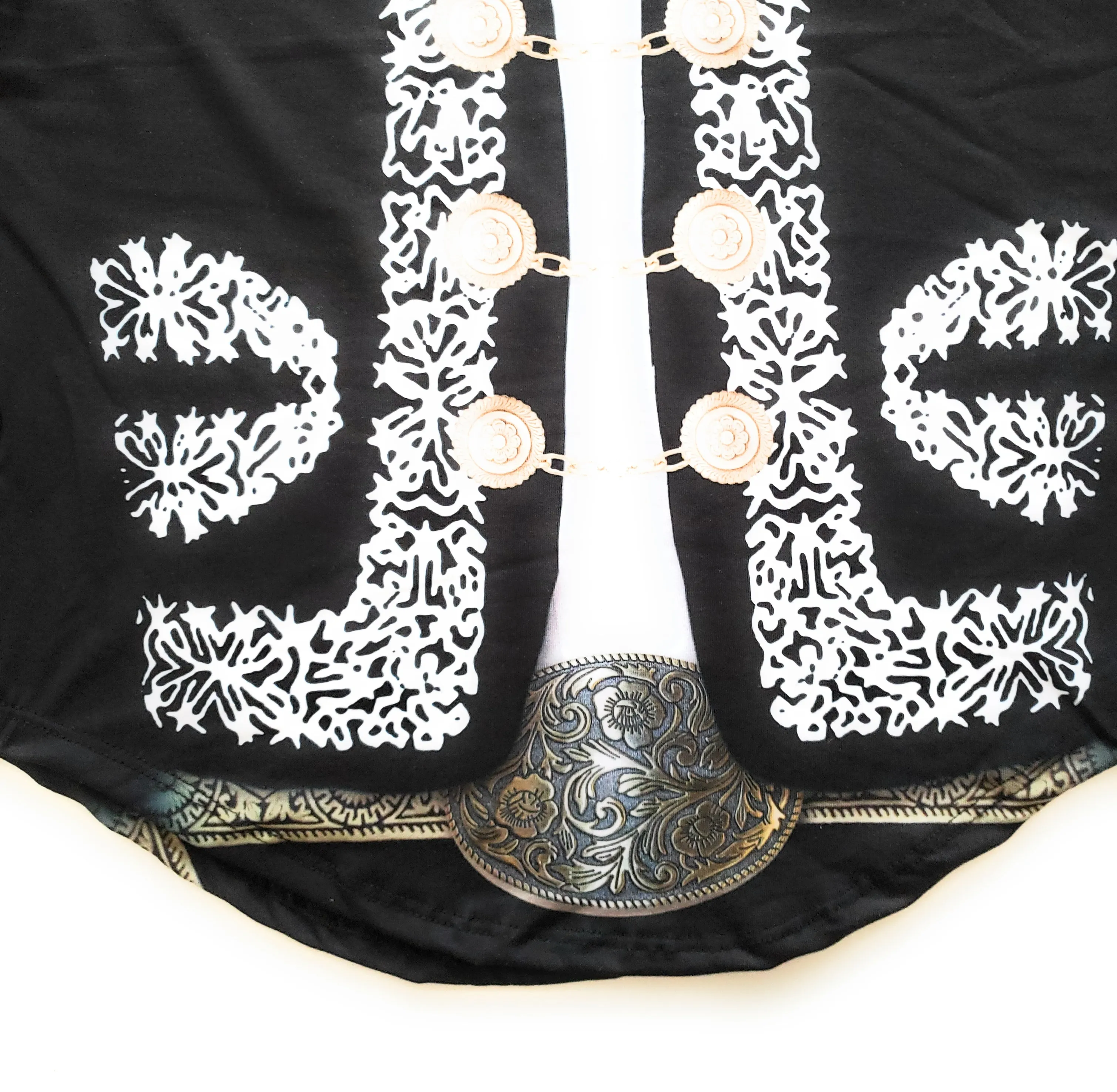 Mexican Women's T-Shirt Mariachi Costume Charro Suit