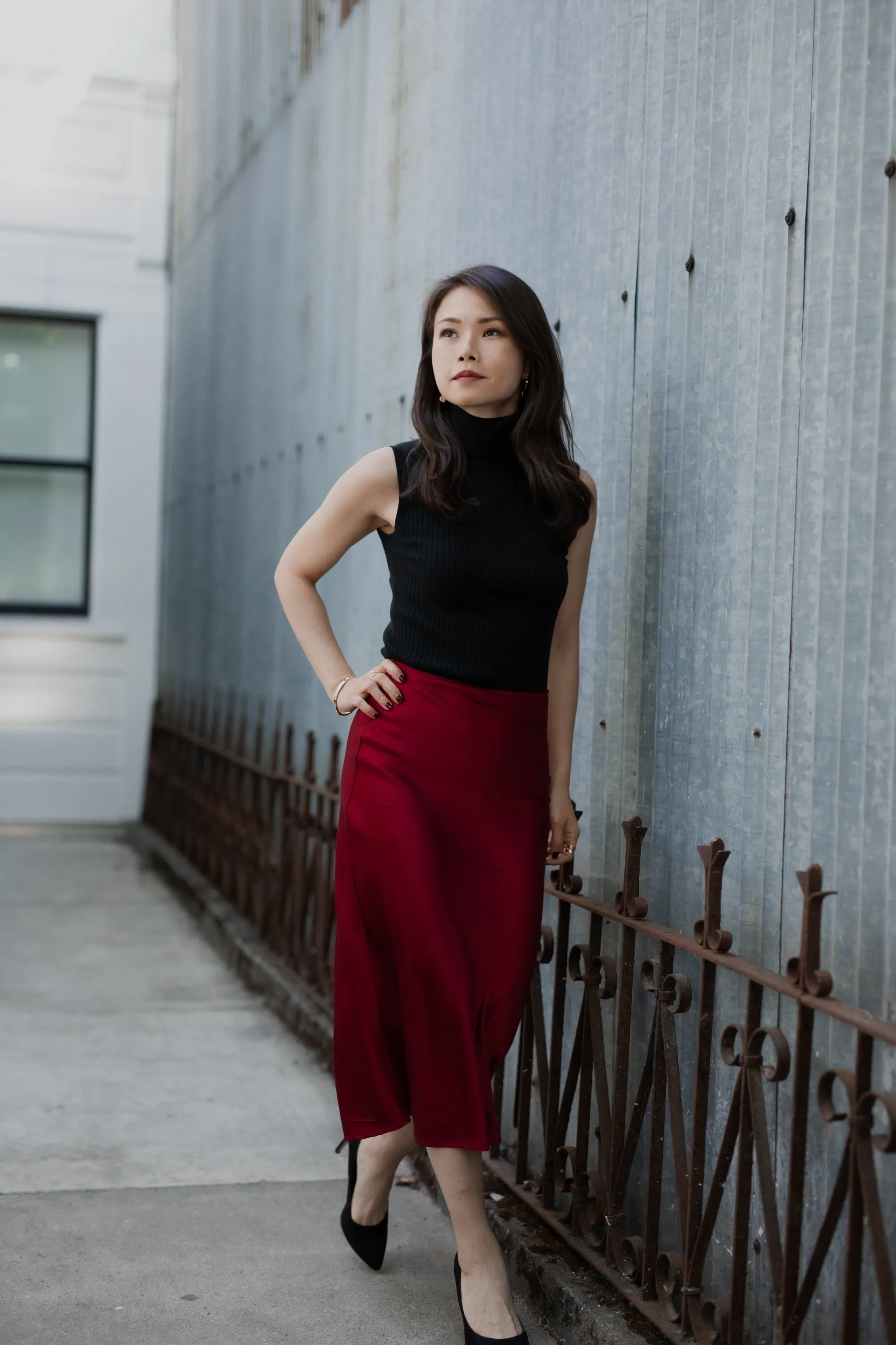 Mia Silk Skirt