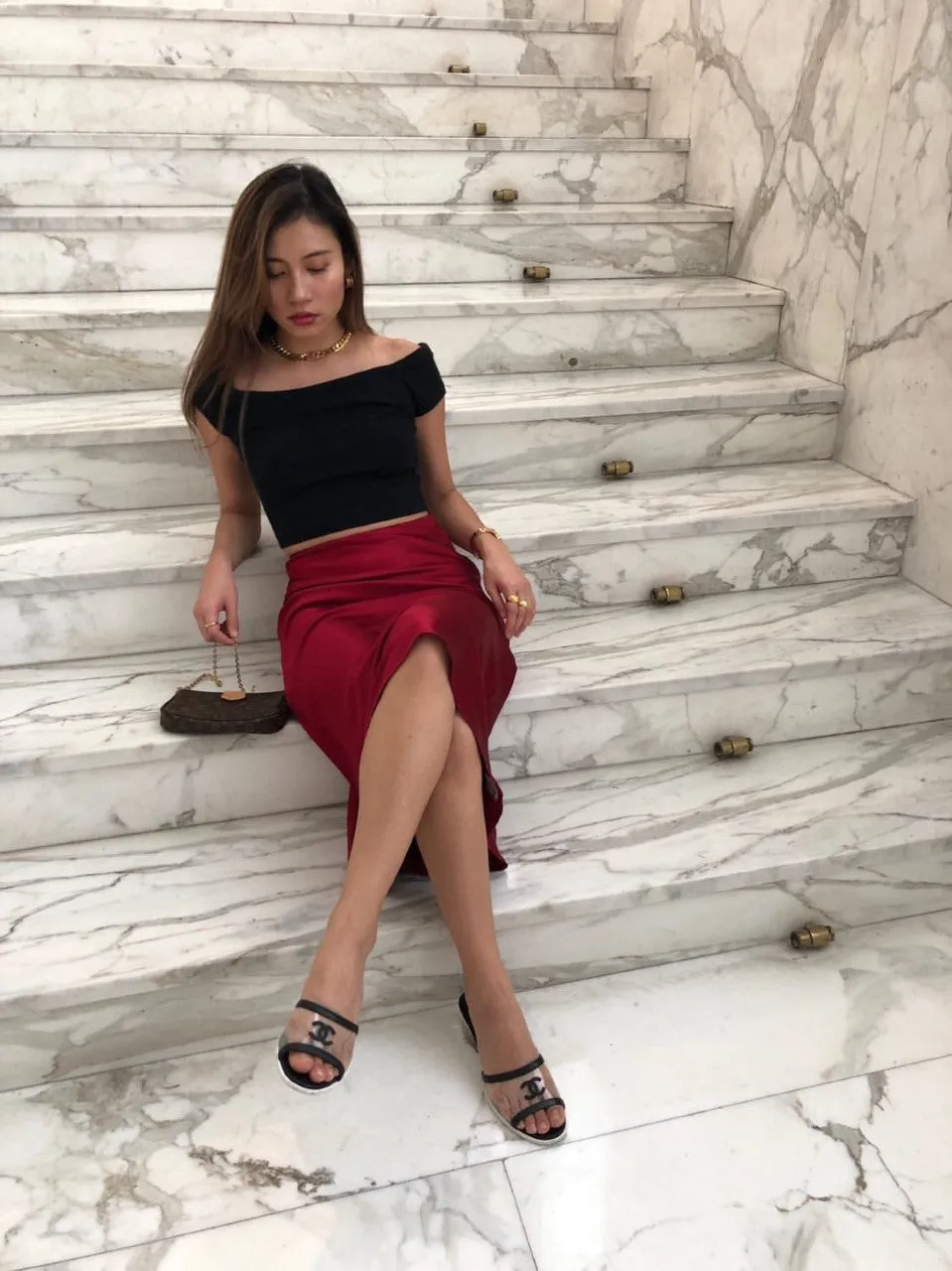 Mia Silk Skirt