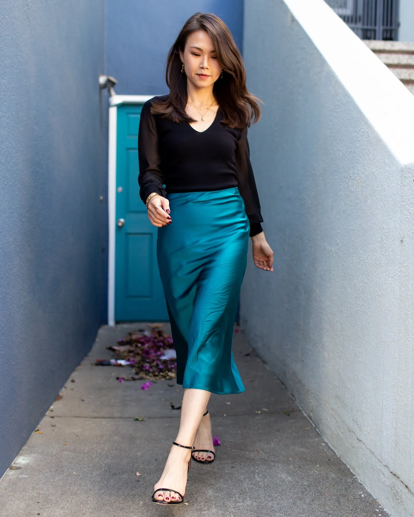 Mia Silk Skirt