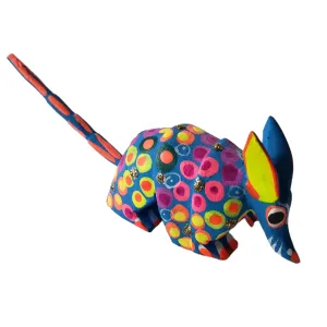 Mini Armadillo Alebrije from Oaxaca Mexico