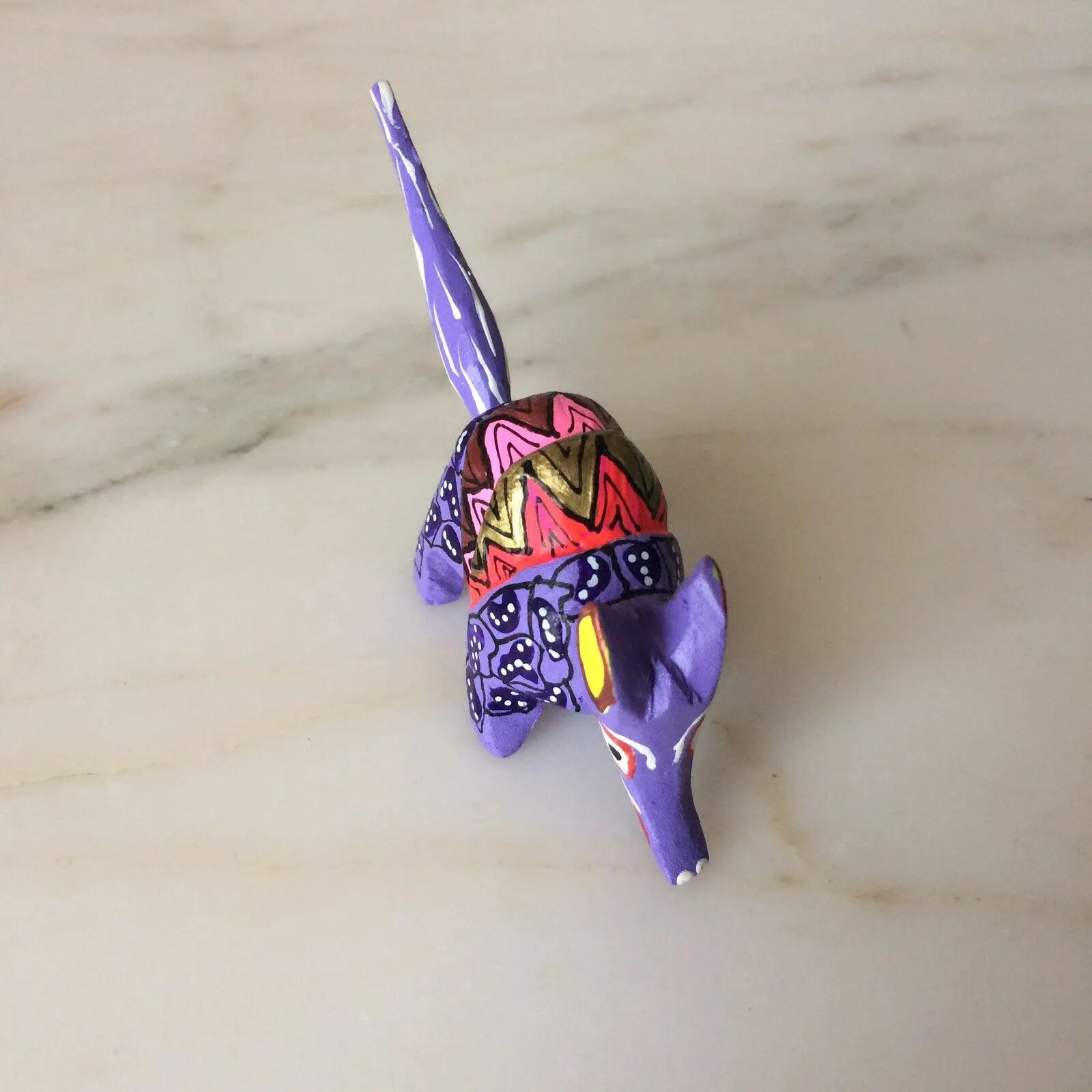 Mini Armadillo Alebrije from Oaxaca Mexico