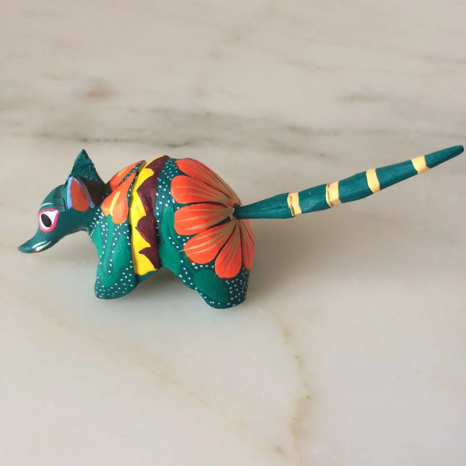 Mini Armadillo Alebrije from Oaxaca Mexico