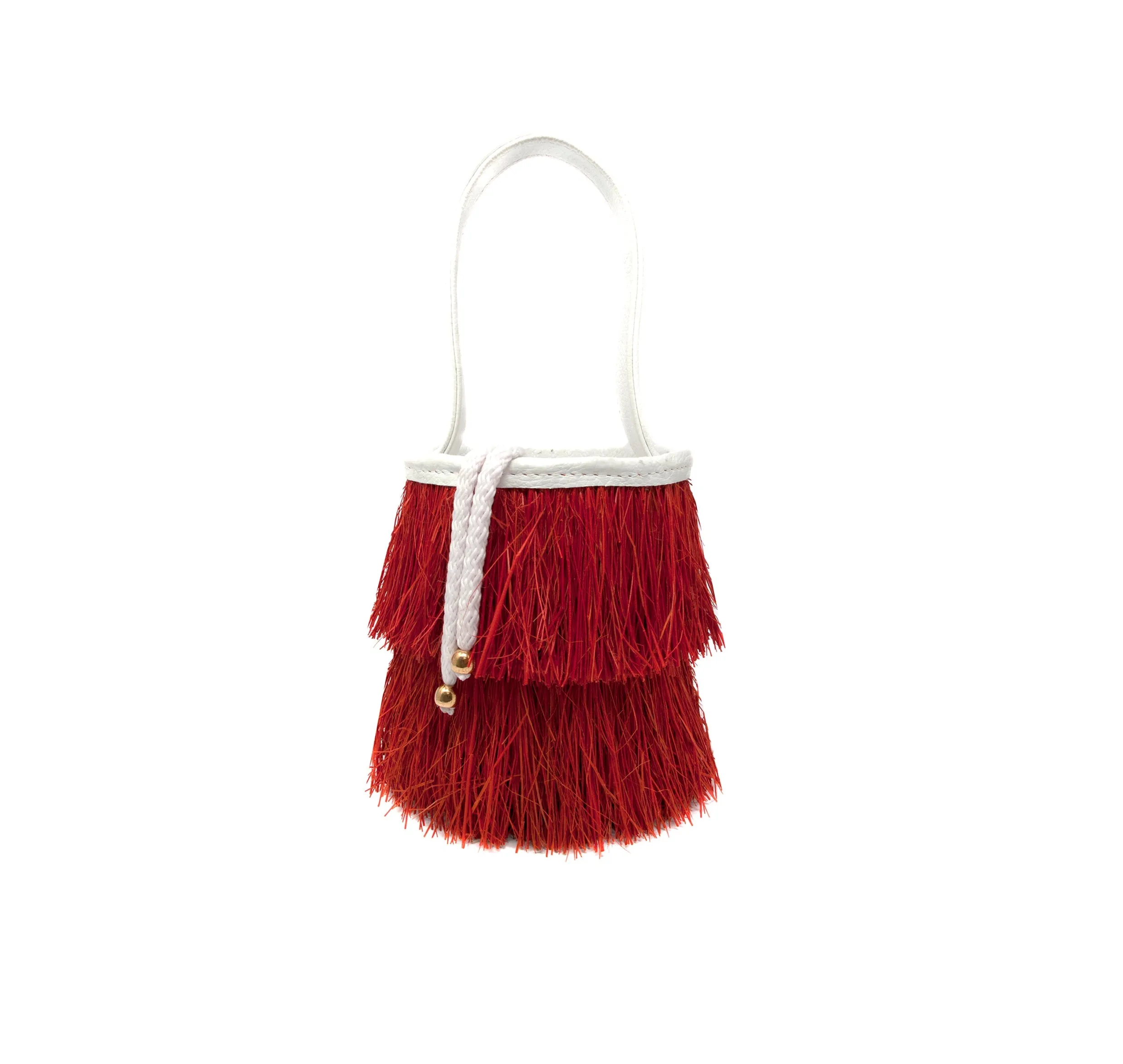 MINI FRAYED BUCKET BASKET