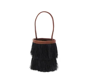 MINI FRAYED BUCKET BASKET