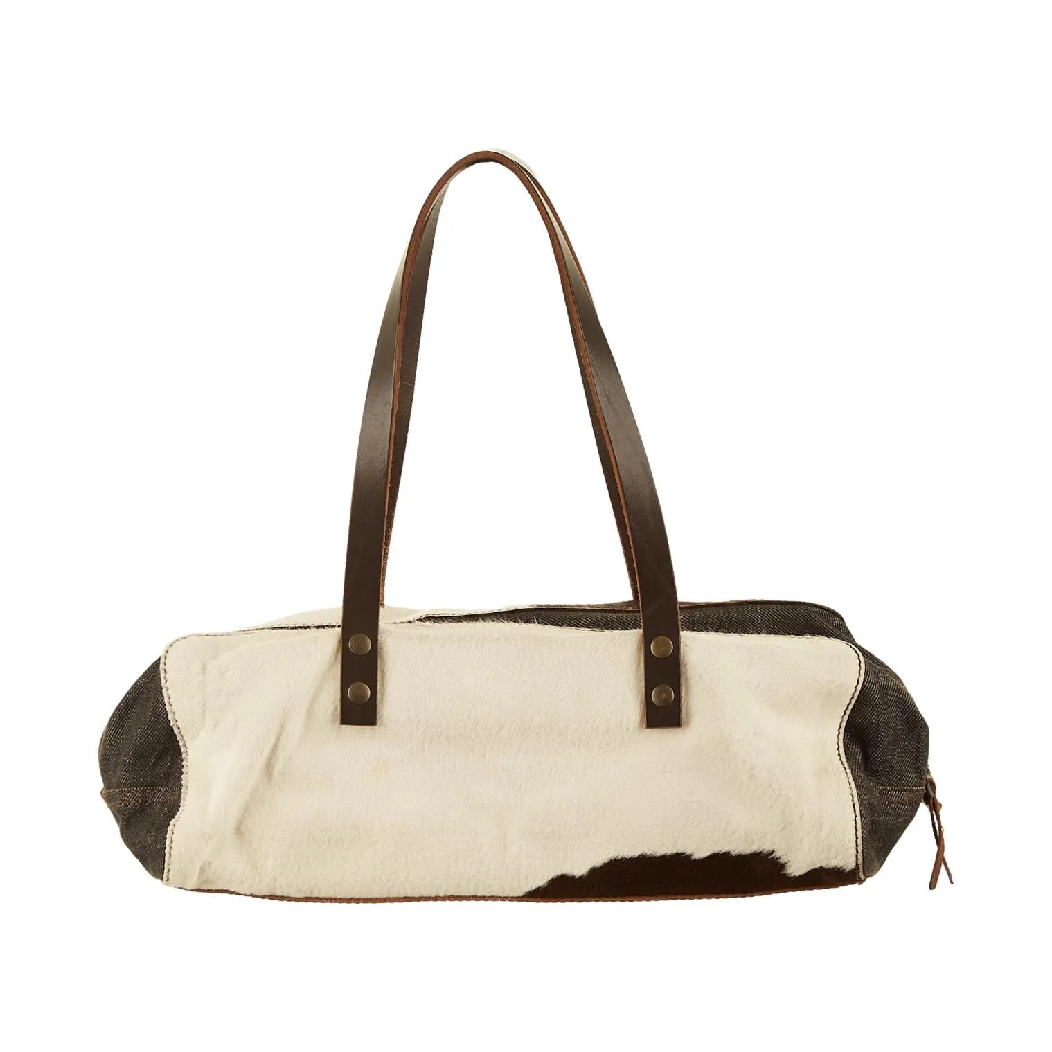 Miu Miu White Cow Print Shoulder Bag