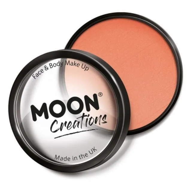Moon Creations Pro Face Paint Cake Pot, Apricot
