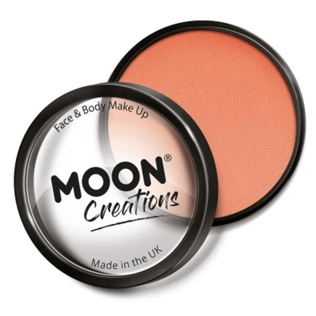 Moon Creations Pro Face Paint Cake Pot, Apricot