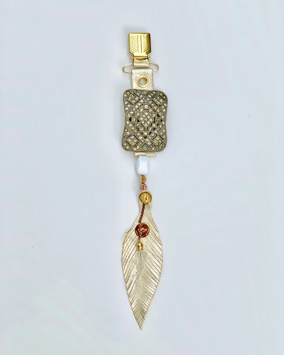Moon hanging Brooch