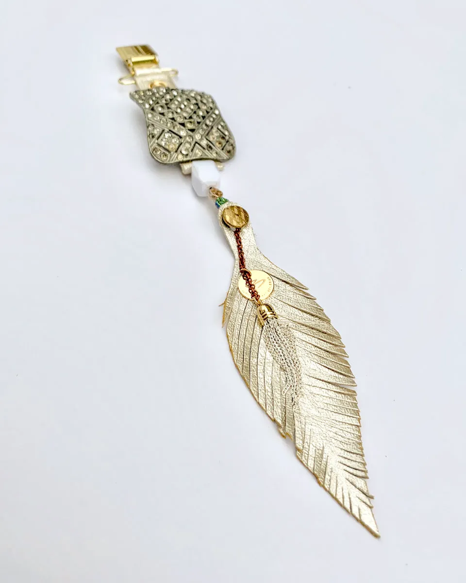 Moon hanging Brooch