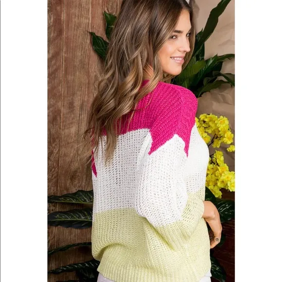 Multi Color Striped Sweater