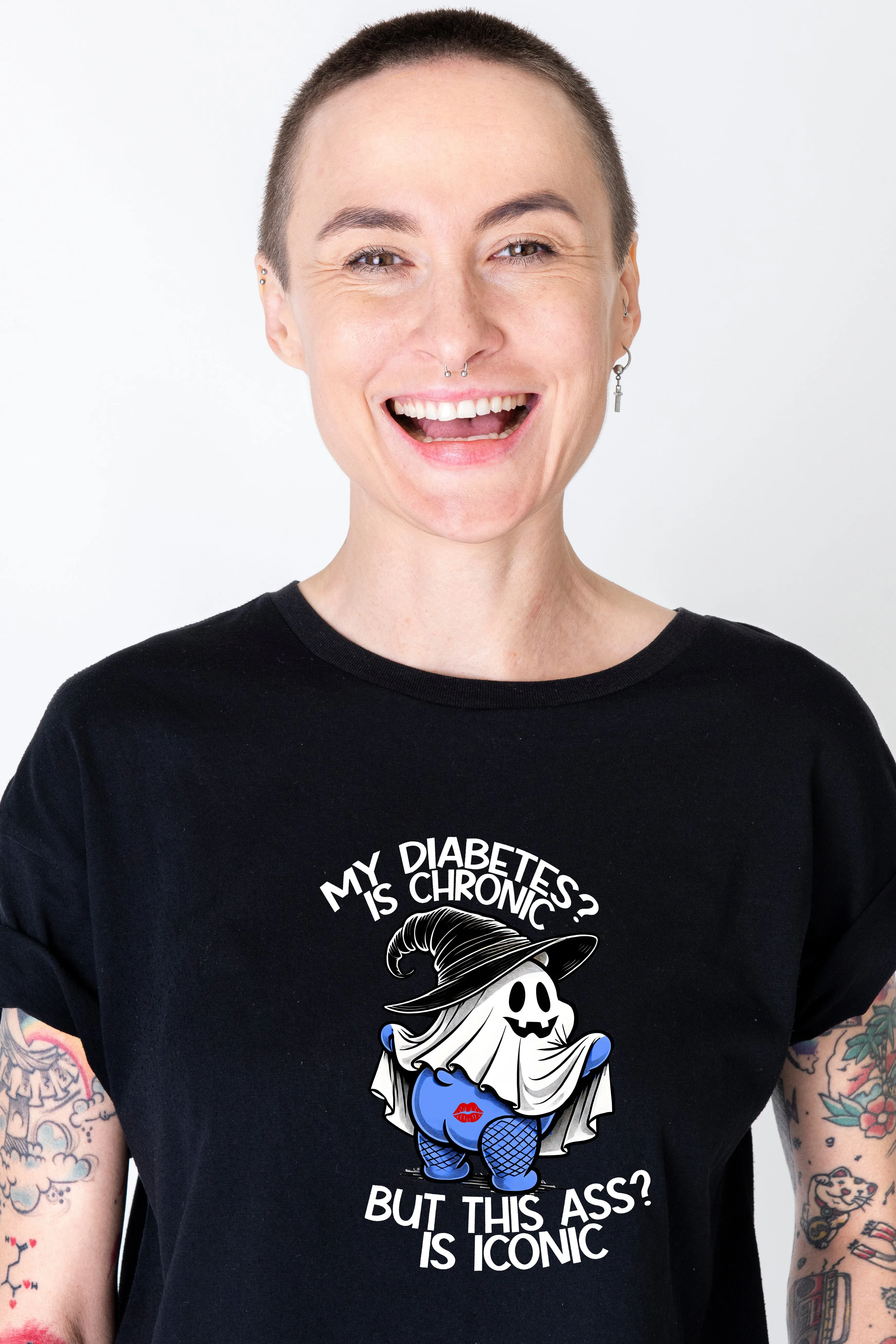 My Diabetes is Chronic, but this a** is iconic - Unisex T-Shirt