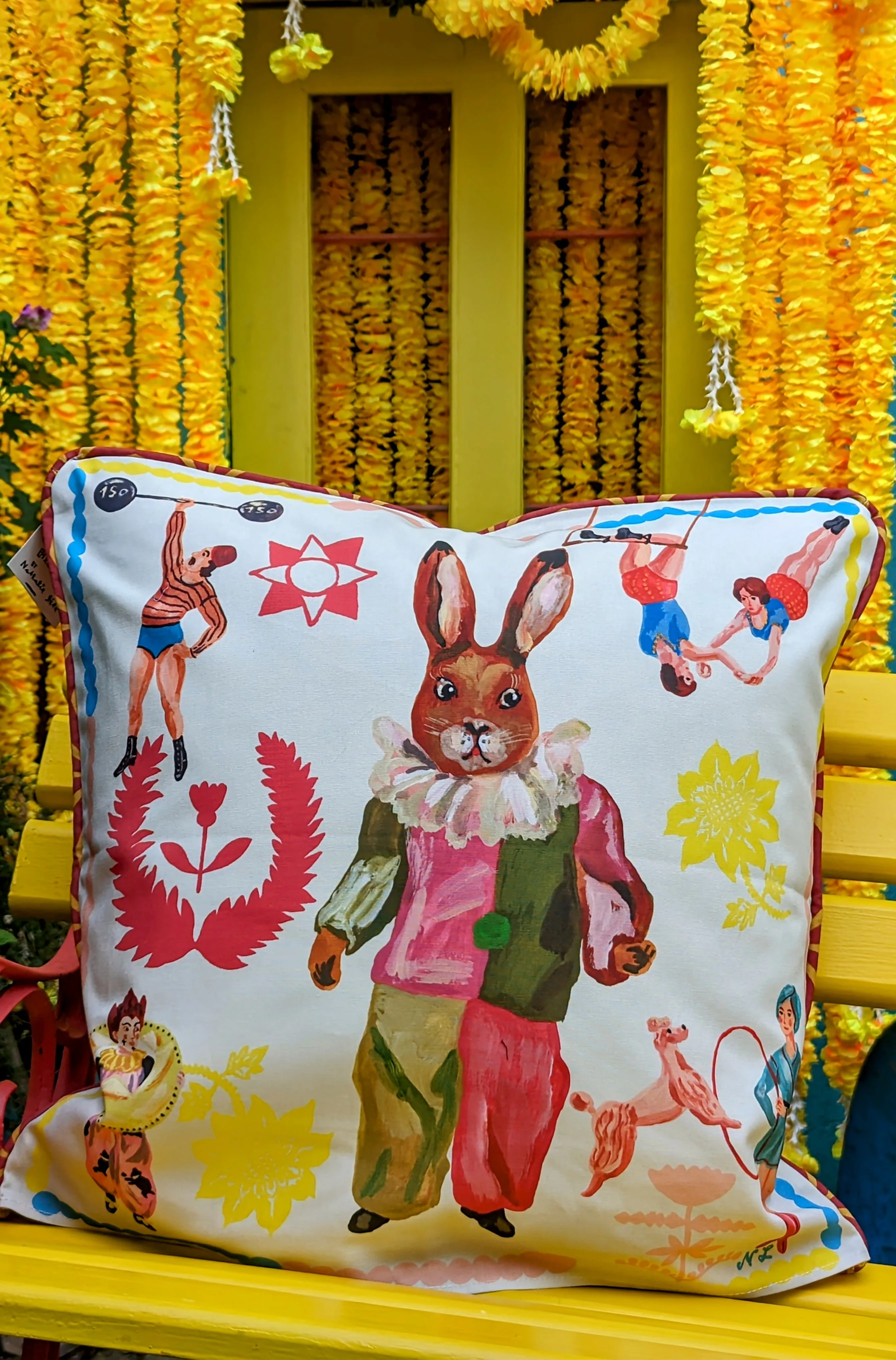 Nathalie Lété circus cushion