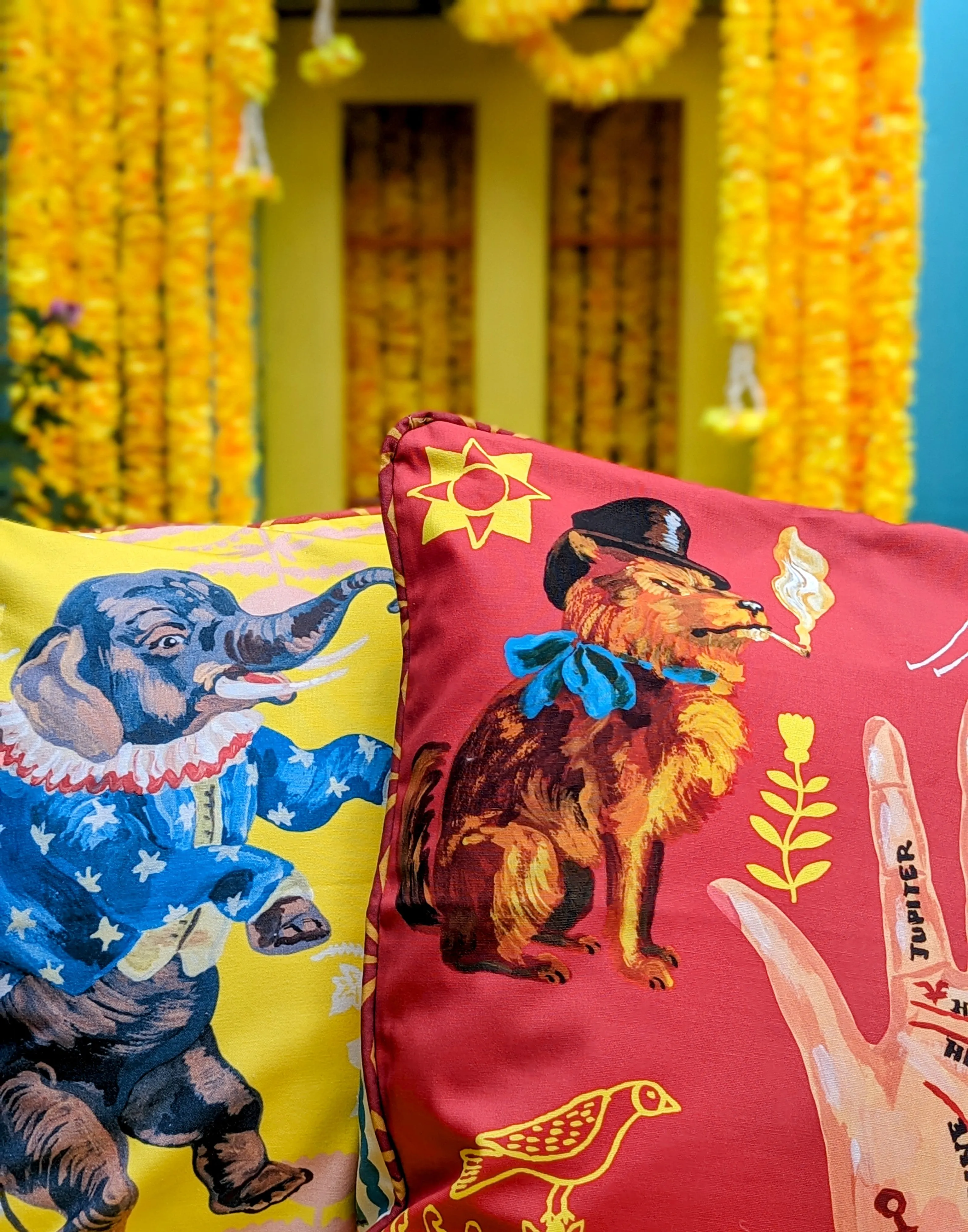 Nathalie Lété circus cushion
