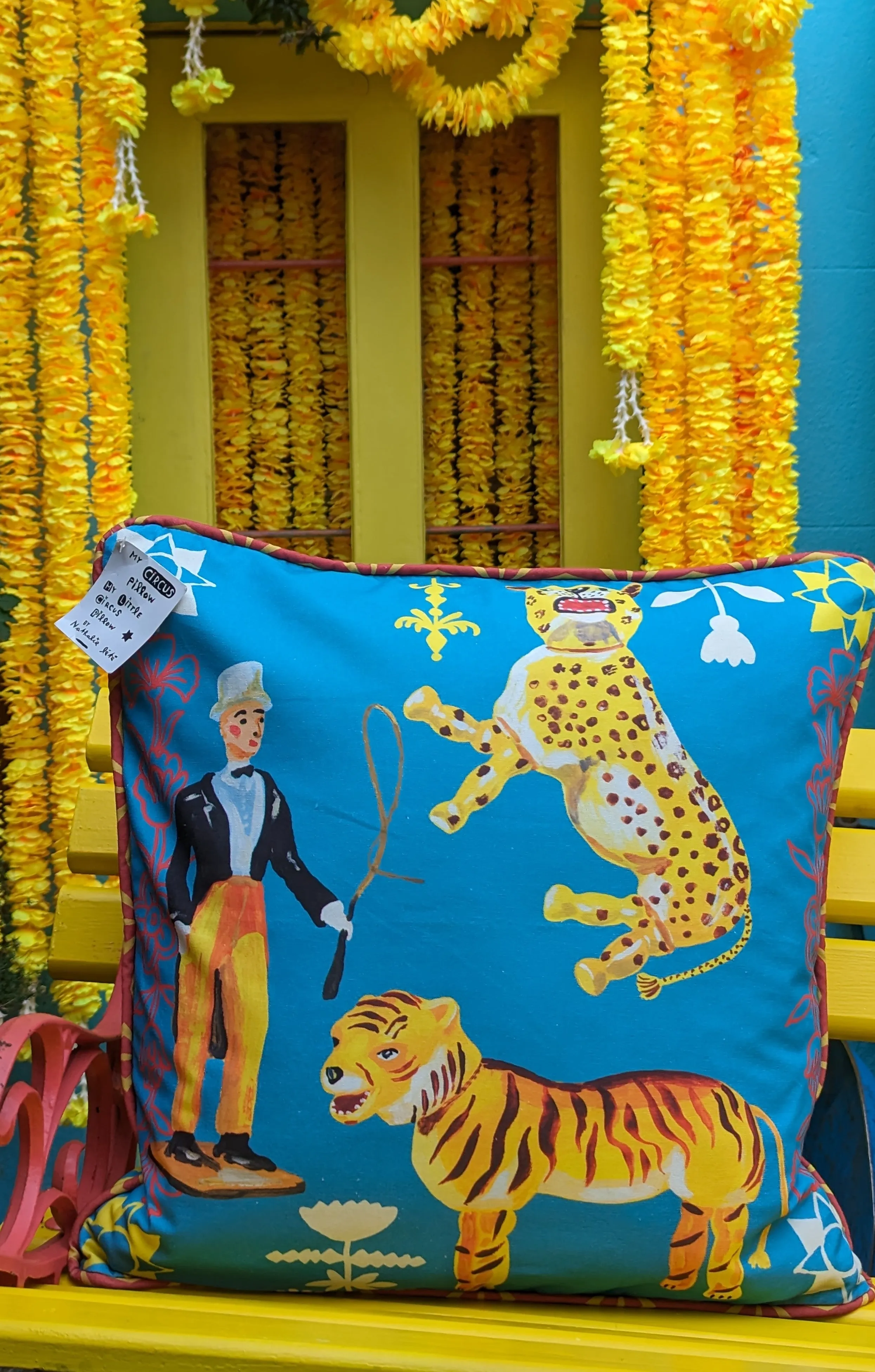 Nathalie Lété circus cushion