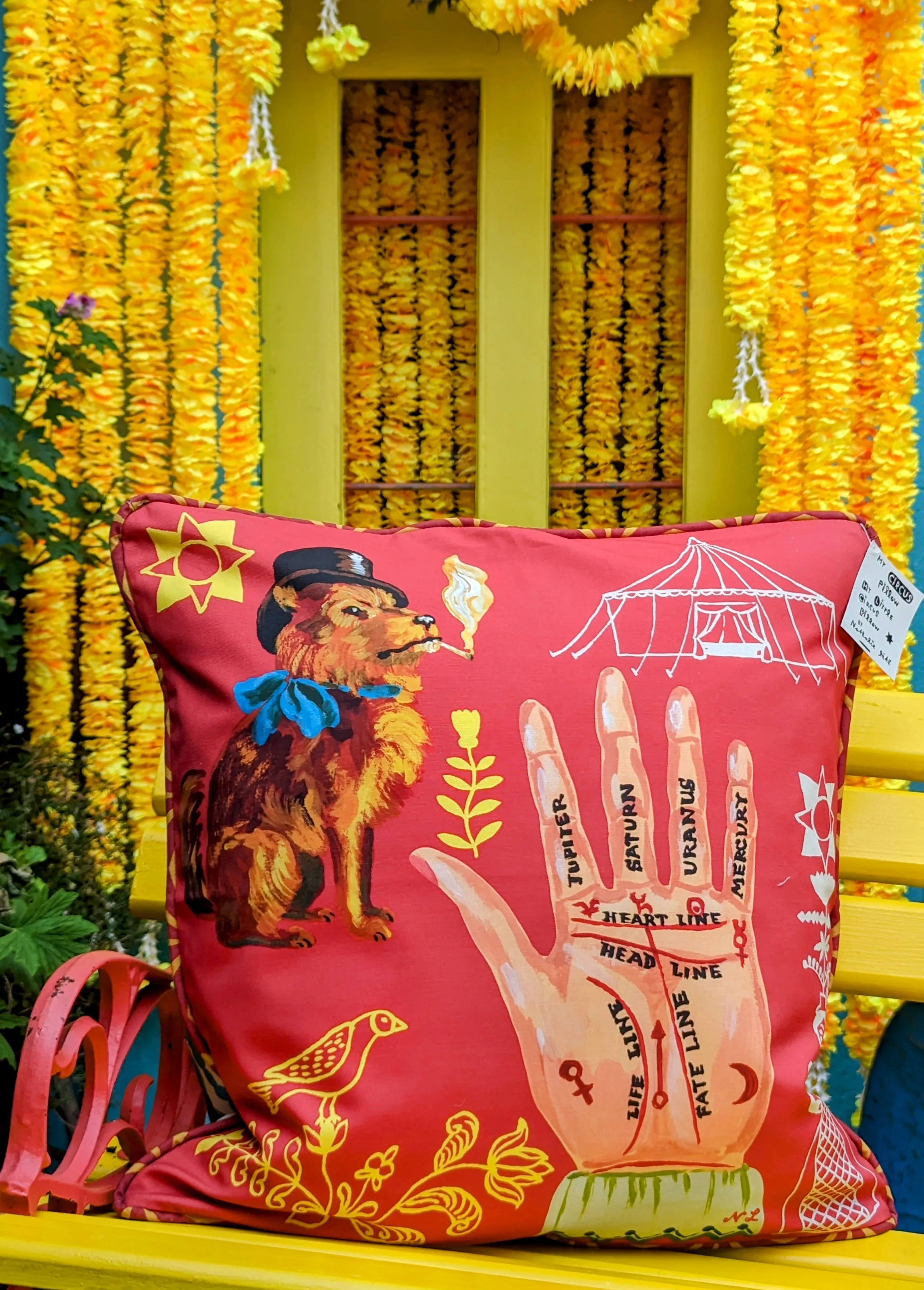 Nathalie Lété circus cushion