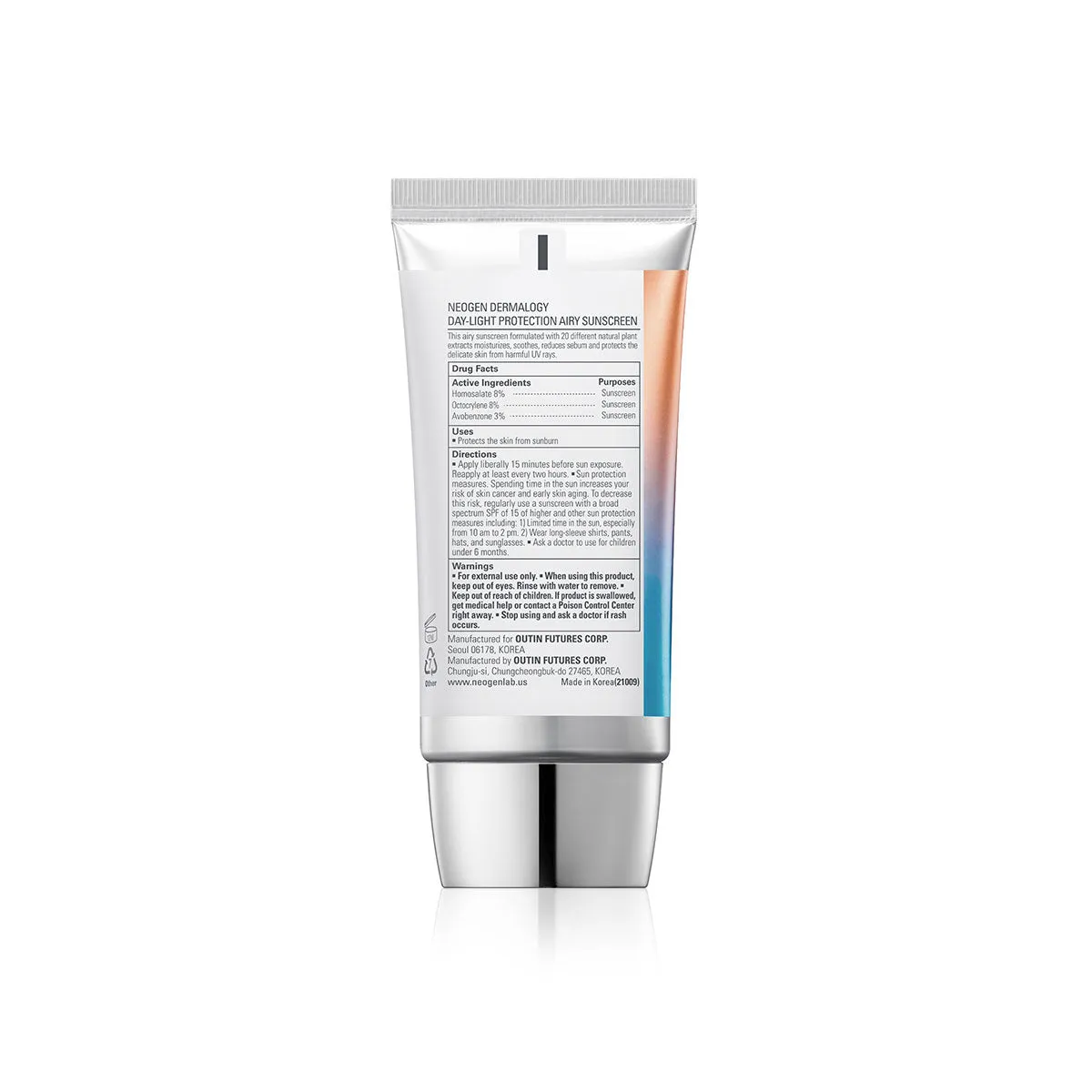 Neogen Dermalogy Day-Light Protection Airy Sunscreen SPF 50 Broadspectrum