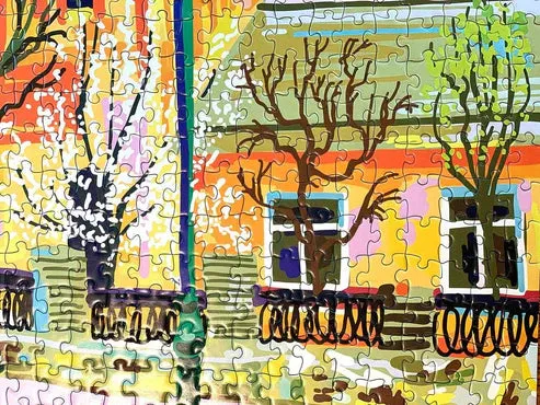 NEW PLAYFUL PAST TIMES ARTY AVENUE 1000-Piece Puzzle