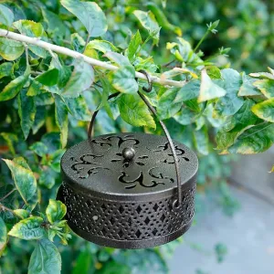 NEW Retails $60, Retro Portable Mosquito Coil Holder for Home and Camping (Bronze)