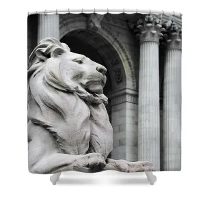 New York Lion - Shower Curtain