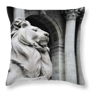 New York Lion - Throw Pillow
