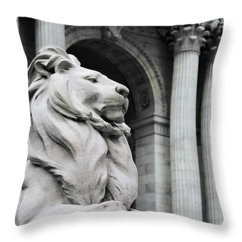 New York Lion - Throw Pillow
