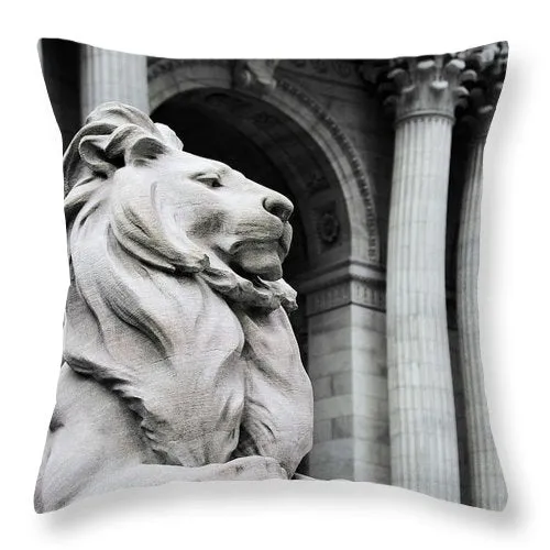 New York Lion - Throw Pillow