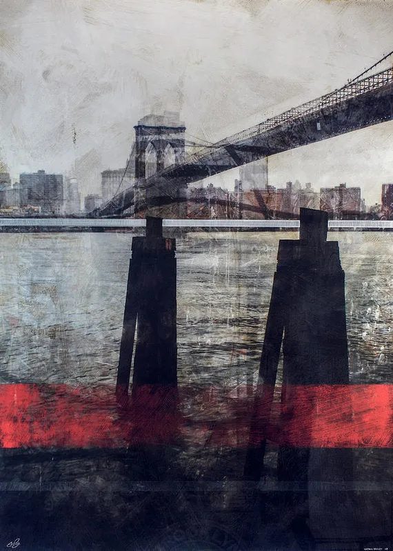 New York Pier - Art Print