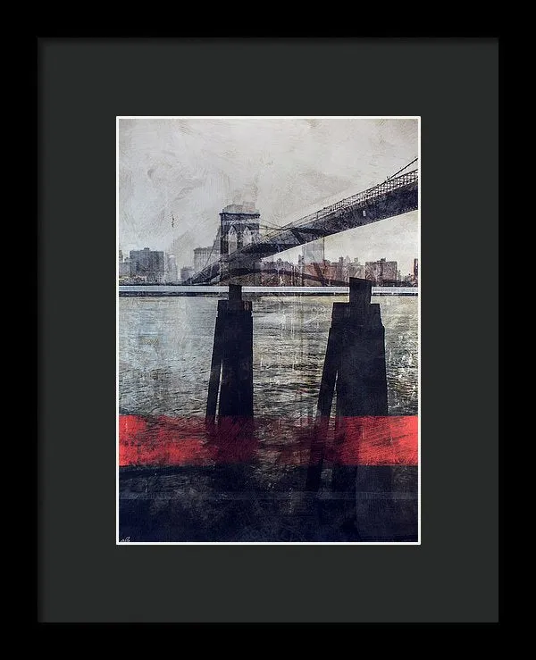 New York Pier - Framed Print