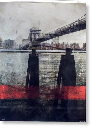 New York Pier - Greeting Card