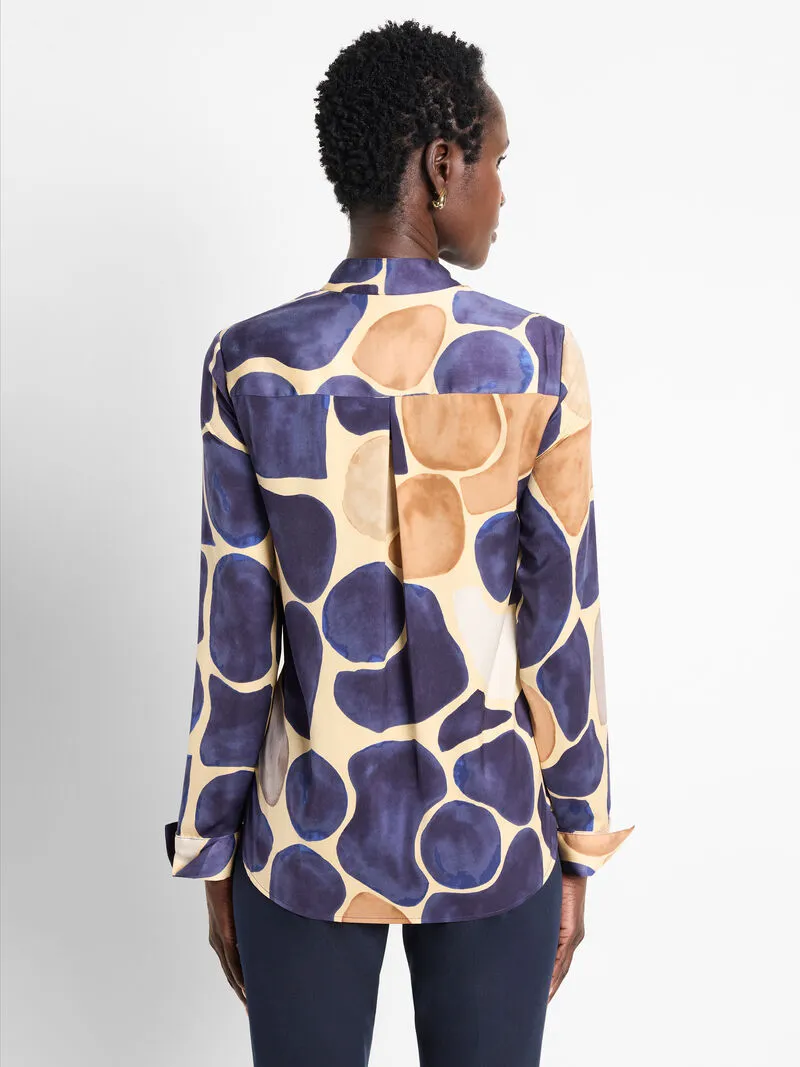 NIC ZOE Playful Pebble Woven Shirt