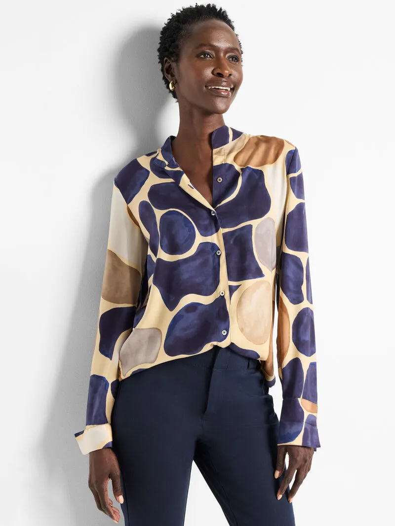 NIC ZOE Playful Pebble Woven Shirt
